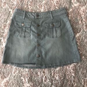 3/$15 Altar’d State Light-wash Jean Skirt, Medium